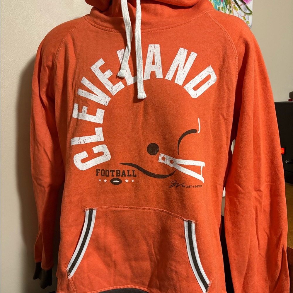 Cleveland Football Orange Hoodie, Cleveland Browns